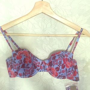 J Crew underwire bikini top in orchid